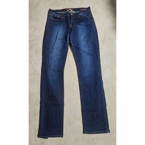 Lucky Brand Jeans Womens 6/28 Blue Sofia Straight Dark Wash Denim Stretch